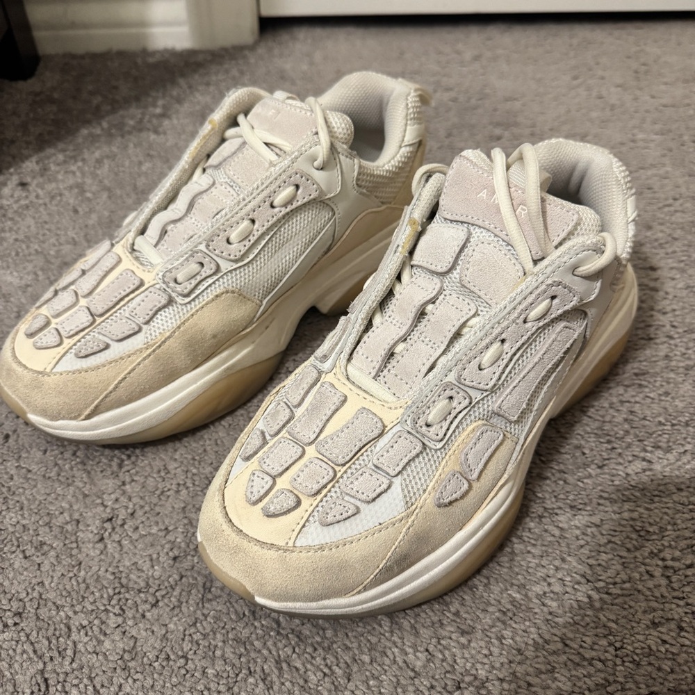 AMIRI Bone Runner in White Alabaster (Authentic) SIZE 7 US/EU 40